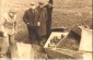 Reburial of the bodies of the Jews of Makhnivka, murdered in late 1942. A photograph from the interview with Polina Belskaia, USC Shoah Foundation Institute. ©Photo archive, taken from yadvashem.org