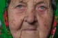 Maria Sh., born in 1930: “The corpses of the Jews who died at the orphanage were buried near the road to Luchynets. As I went to work in the fields, I’d see Jews carrying the corpses on stretchers slung over their shoulders.” ©Les Kasyanov/Yahad - In Unum