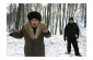 Adolf V. with Father Desbois at the execution site in the Lysynychi forest. © Guillaume Ribot/Yahad-In Unum