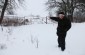 A witness pointing out the former Jewish cemetery. ©David Merlin-Dufey/Yahad - In Unum