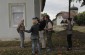 Yahad's team during the interview near the site where Nokhem’s wife was executed © Markel Redondo - Yahad-In Unum