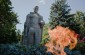 The memorial with eternal fire to those who perished during WWII, including Soviet POWs. © Jordi Lagoutte /Yahad-In Unum