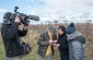 The Yahad team during an interview with a local witness. ©Les Kasyanov/Yahad - In Unum.