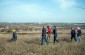 Lidia bringing the team to the shooting site of the Jews and the communists in Ustynivka.  © Kate Kornberg/Yahad-In Unum