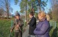 The Yahad team with a witness visiting the sites. ©Les Kasyanov/Yahad - In Unum