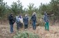 The Yahad team with Olha P. visiting the execution sites. ©Les Kasyanov/Yahad - In Unum