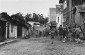 Unpaved street in the Frysztak Ghetto, many children can be seen. Photo credit: https://kehilalinks.jewishgen.org/Frysztak