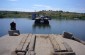 The village of Bohadivka is located on the banks of the Bug River. The ferry crossing to the village of Kostyantynivka. © Guillaume Ribot/Yahad-In Unum