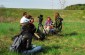 The Yahad research team in the field with the witness. ©Les Kasyanov/Yahad - In Unum