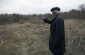 Mykola Kh., born in 1927: "The kolkhoz’s silo pits were located here. Local villagers were forced to transport the bodies of the Jews killed at the farm to these pits. The bodies were then burned and the silos filled in.” ©Markel Redondo/Yahad - In Unum