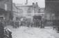 Jewish forced laborers arrive by truck at the Luftwaffe field clothing depot on Moscow Street in Riga, 1942. @USHMM WS #97377, COURTESY OF YVA