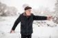 Roman, born in 1935,  pointing out the execution site of about 15 Jews to the Yahad team. ©Les Kasyanov/Yahad - In Unum