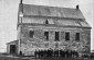 Jews in front of the synagogue building in Goniądz. ©Photo archive, taken from Jewishgen.org