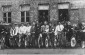 Group portrait of students and teachers at the Hebrew language Tarbut school in Postavy with their bicycle. ©United States Holocaust Memorial Museum, courtesy of Fanya Szuster Portnoy
